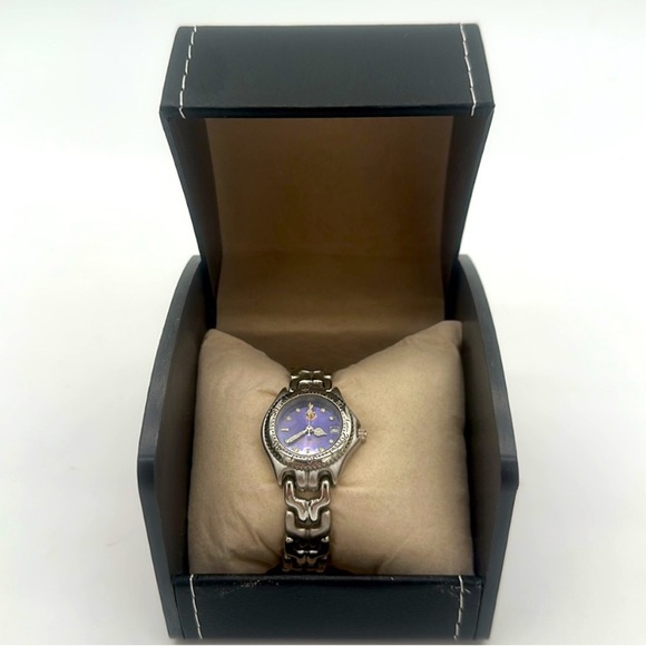 Tag Heuer Silver and Blue Women's Watch - Picture 7 of 9